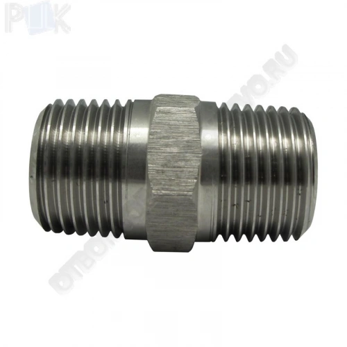 Ниппель Н-G1/2"(Н)-М20х1,5(Н)-(08)12Х18Н10Т УТ-00000244