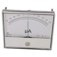 М2027-М1 мкА 100 кл.1,0 3000 Ом Верт. 105х120мм Микроамперметр  УТ000015445